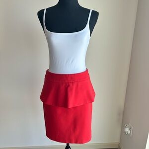Cynthia Rowley Peplum Mini Skirt